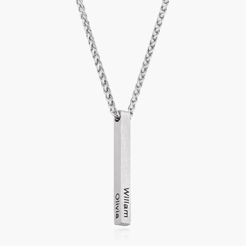 women's necklaces with twisted design -Austin Necklace - Silver