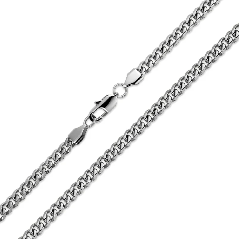 women's necklaces with charm design -Heavy Duty 8MM Cuban Link Chain Necklace for Men 14K Gold Plated 24-30 Inch