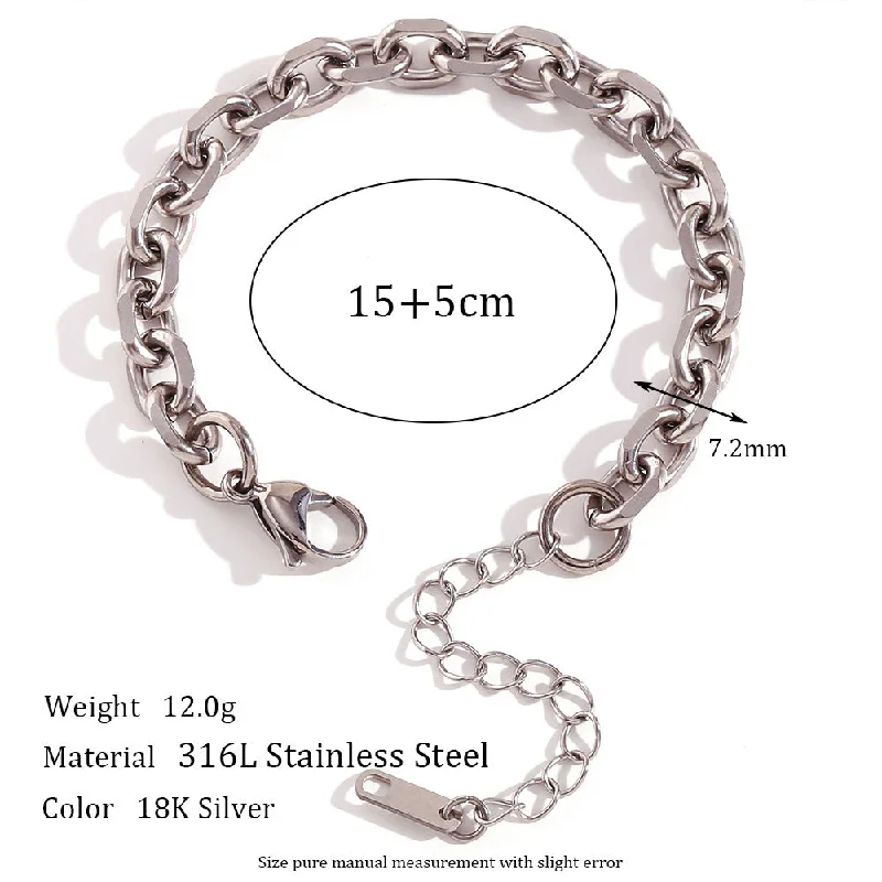 Steel Bracelet-15cm+5cm