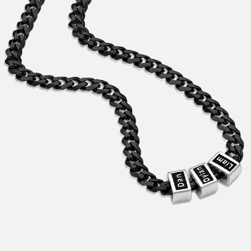 women's necklaces with fine jewelry design -Dylan Necklace - Black