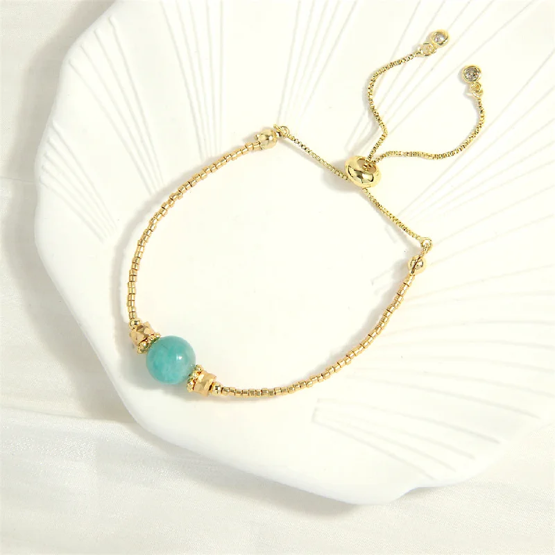 Amazonite Miyuki Beads Bracelet