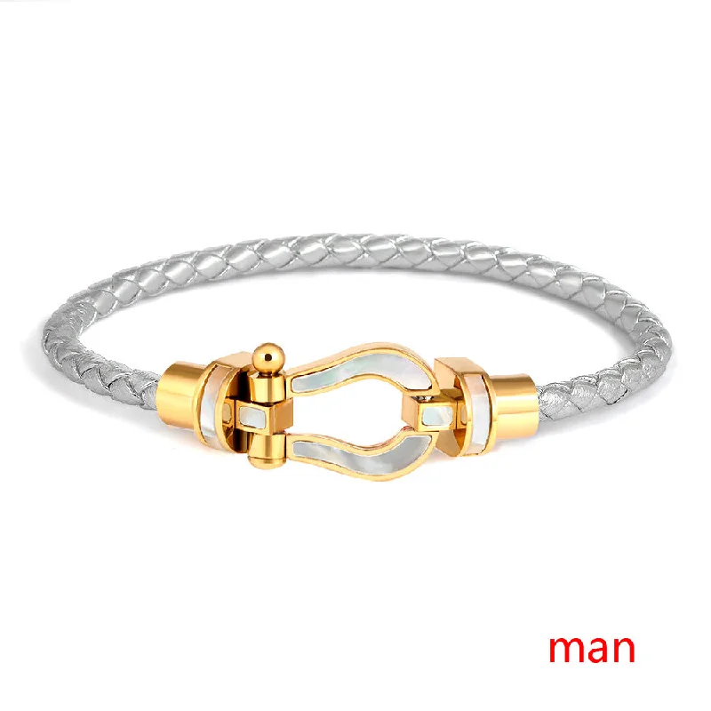 Silver Rope (Gold Head) for Men