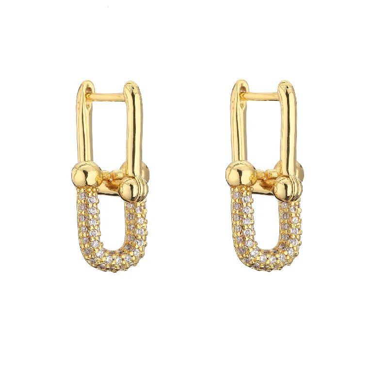 Gold Earrings 1 Pair