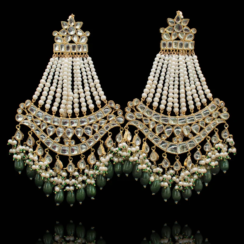 women's earrings with elegant drop design -Meghna Earrings - Available in 2 Sizes