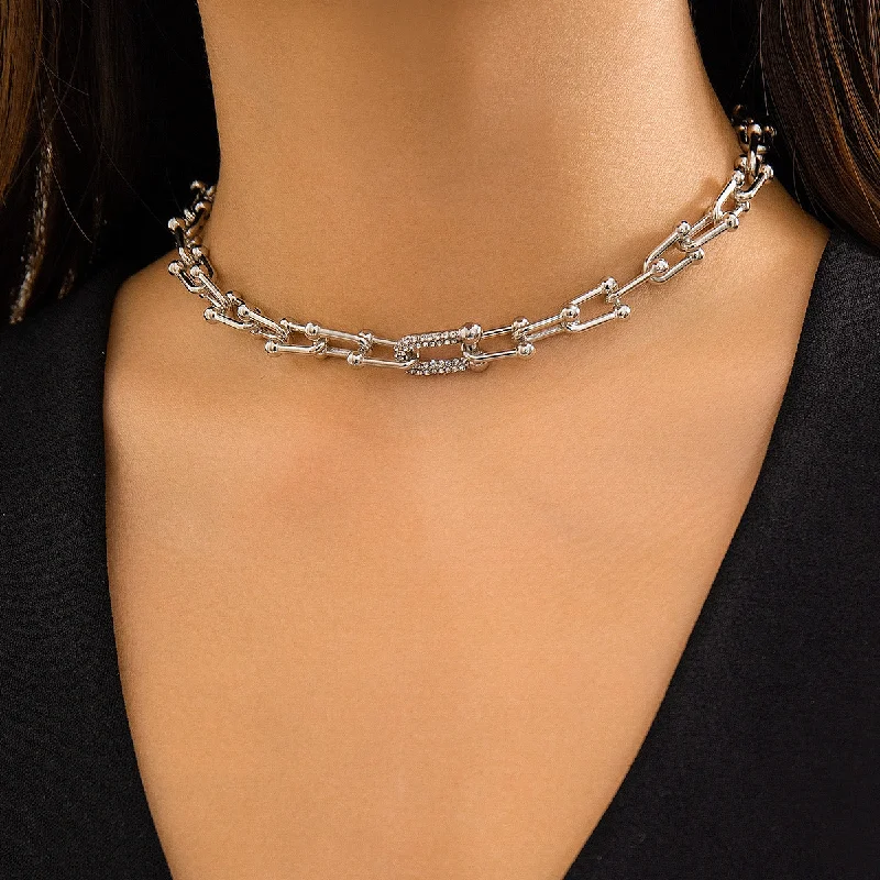 Silver Necklace 1(1 Piece)