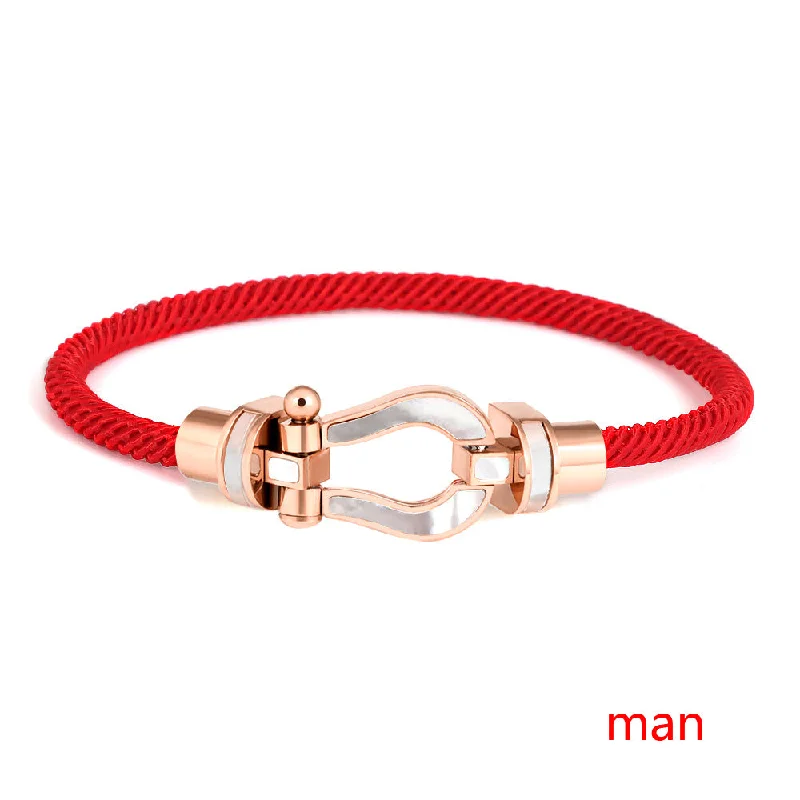 Milan Red Rope (Rose Head) for Men