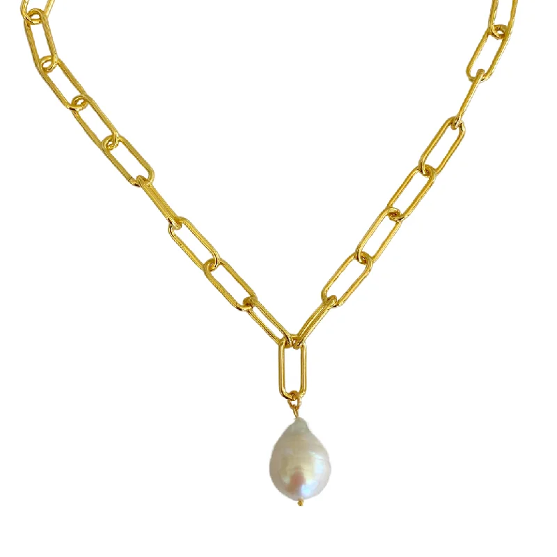 women's necklaces with chunky chain -Hamptons Necklace