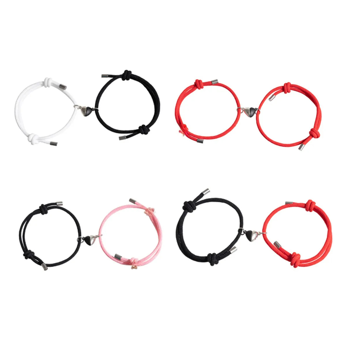 women's bracelets with modern style -New Love Magnetic Couple Bracelet Men And Women A Pair Of Hand Rope Long-Distance Traction Hand Rope  Jewelry