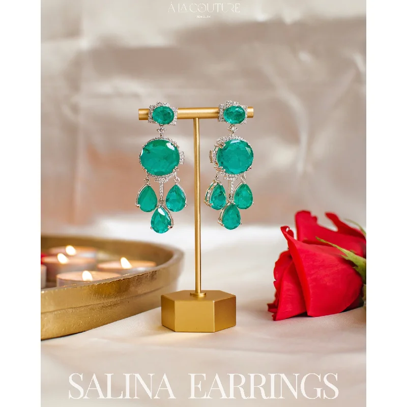 women's earrings with modern design -Salina Earrings