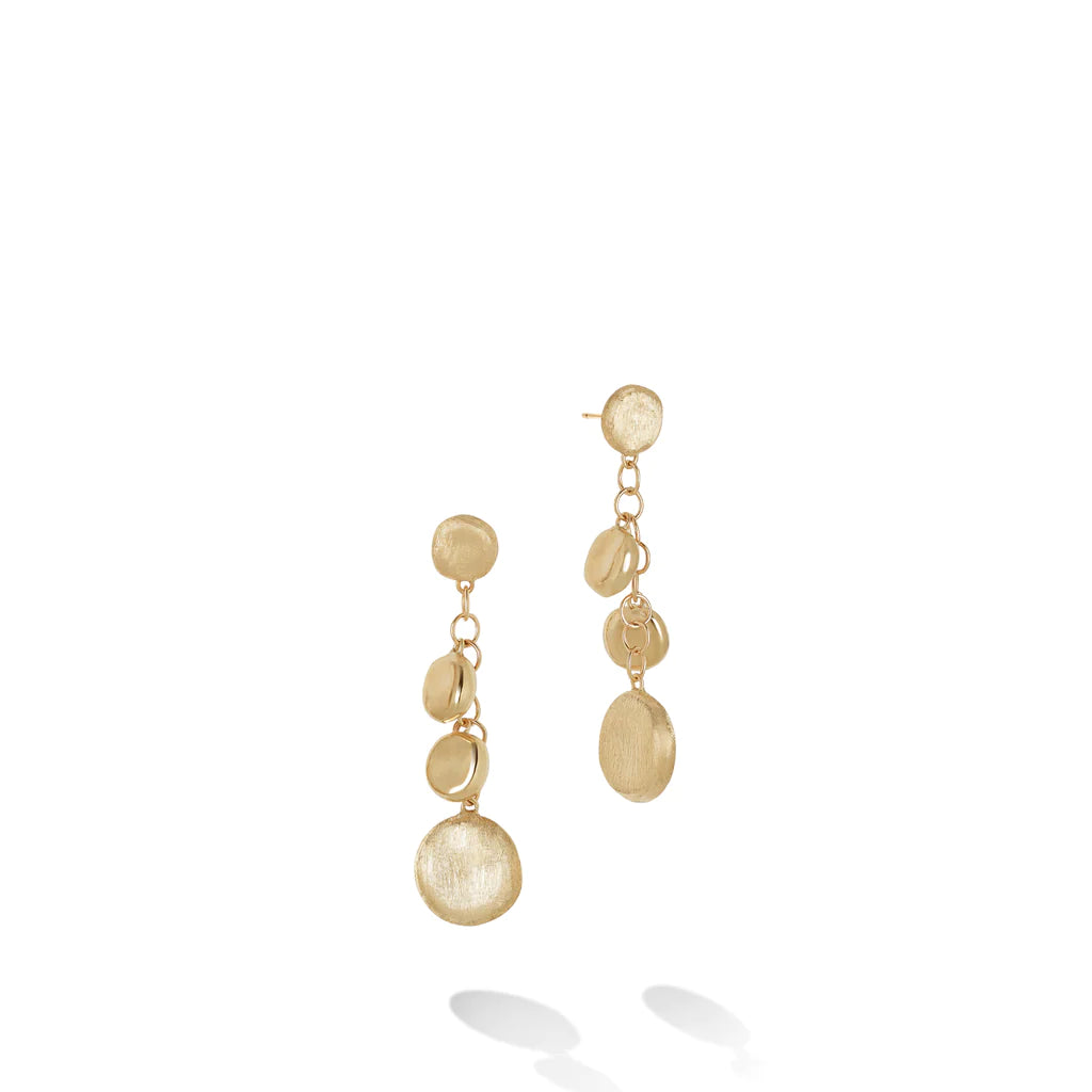 women's earrings with fine details -Marco Bicego Jaipur Link Earrings