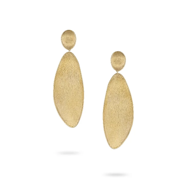 women's earrings with delicate design -Marco Bicego Alta Gold Earrings