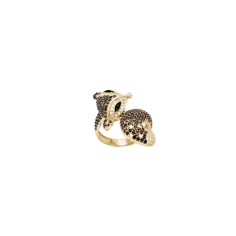 women's rings with open setting -Ornate Foxtail Ring (14K)