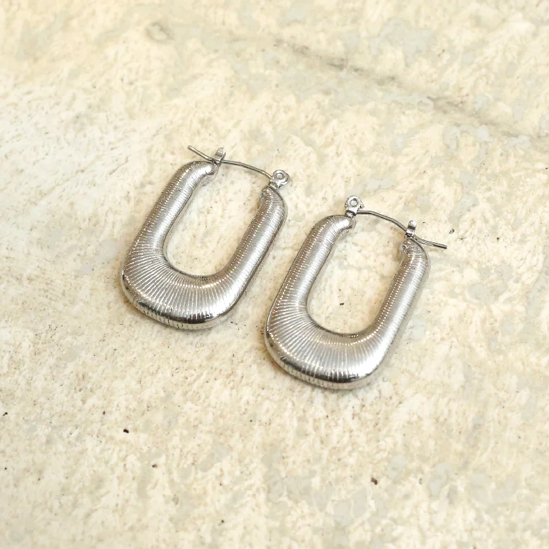 women's earrings with layered look -Egyptian Hoop Earrings