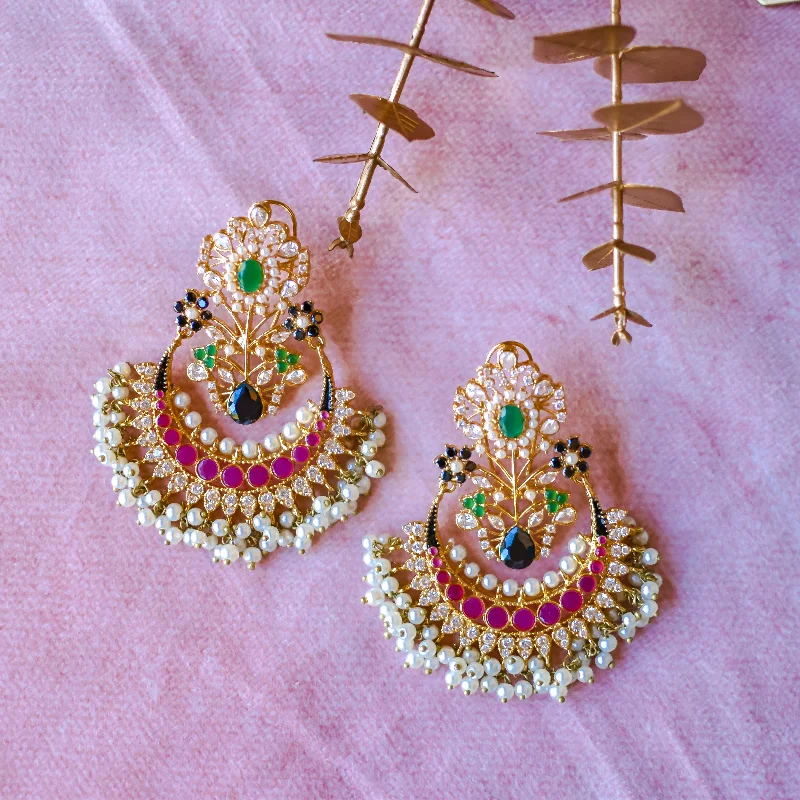 women's earrings with vintage-inspired design -Sapna Earrings