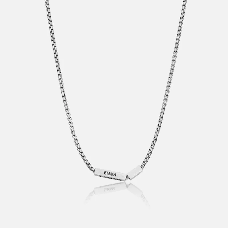 women's necklaces with modern twist -Brooklyn Necklace - Silver