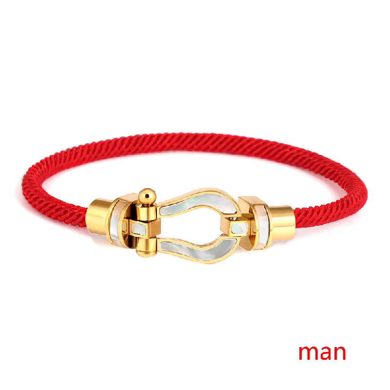 Milan Red Rope (Gold Head) Men