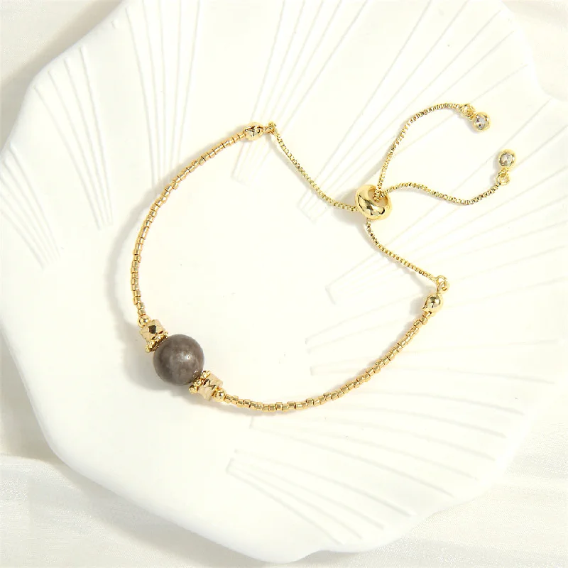 Starlight Golden Sun Miyuki Beads Bracelet