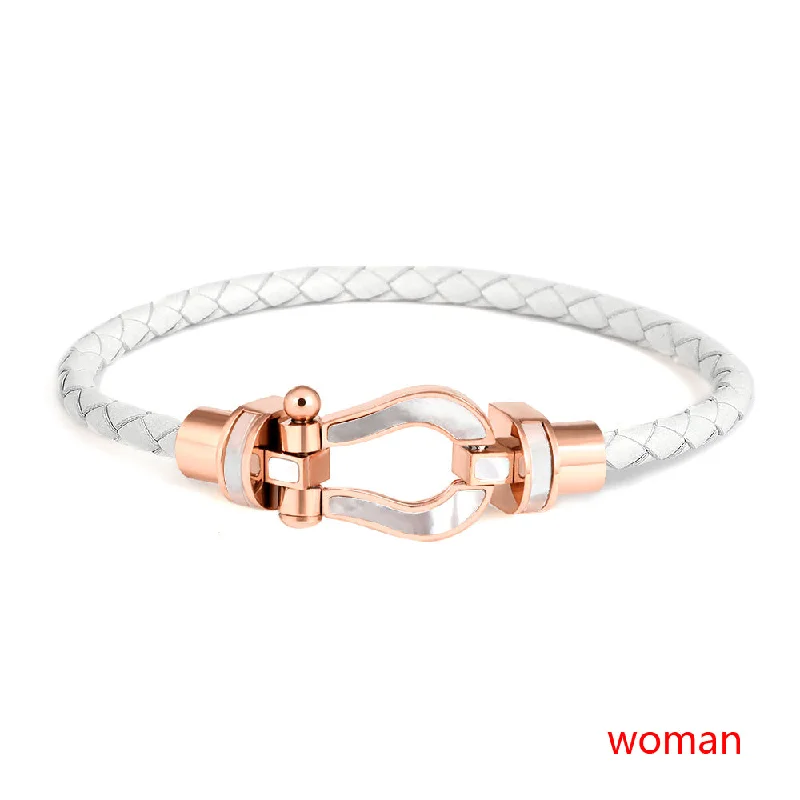 Women's Silver Rope (Rose Head)