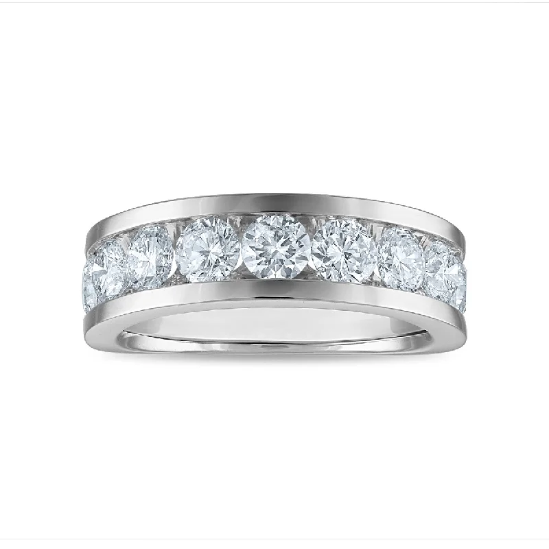 women's engagement rings with sparkle detail -Signature EcoLove 3 CTW Lab Grown Diamond Set Ring in 14KT White Gold