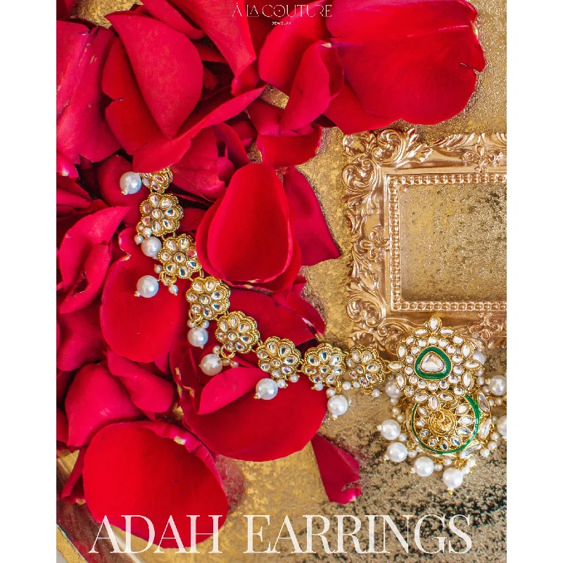 women's earrings with pearl -Adah Earrings