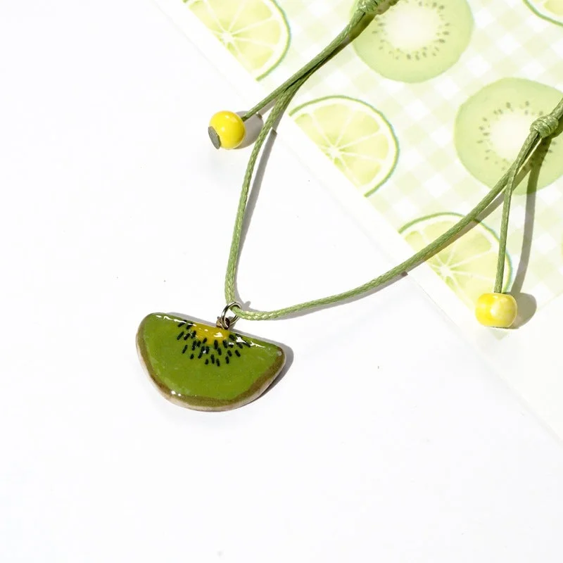 20G Kiwi Fruit Necklace