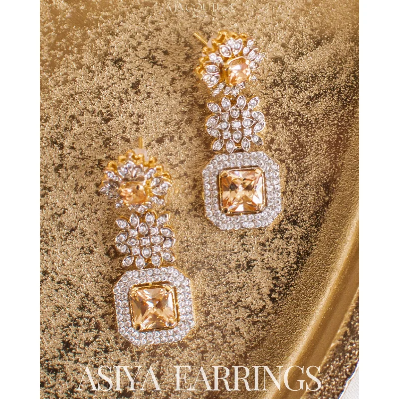 women's earrings with intricate design -Asiya Earrings