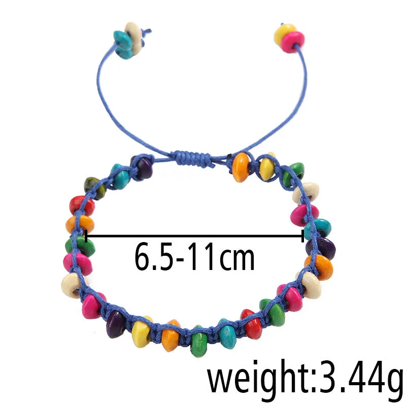 women's bracelets with elegant finish -1 Piece Retro Geometric Resin Handmade Women's Bracelets