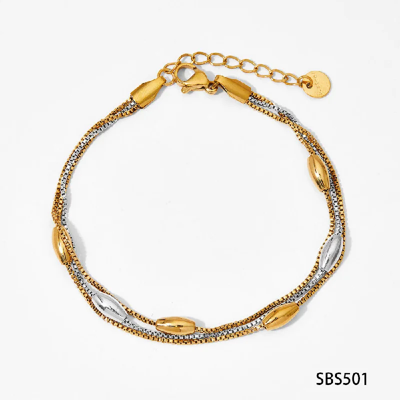 Gold and Silver Bracelet