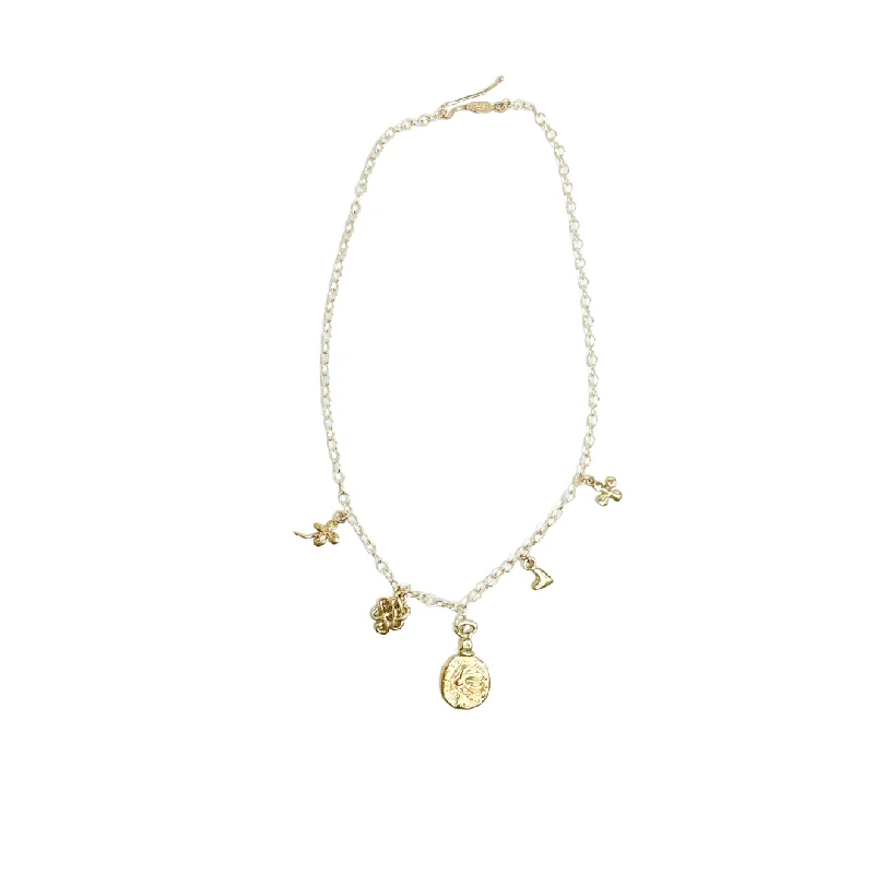 women's necklaces with gemstone accents -Bryn Charm Necklace