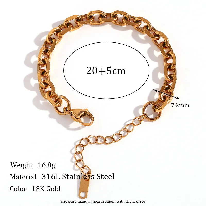 Gold Anklet-20cm+5cm