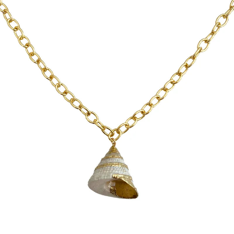 women's necklaces with delicate pendant -Turbo Shell Necklace