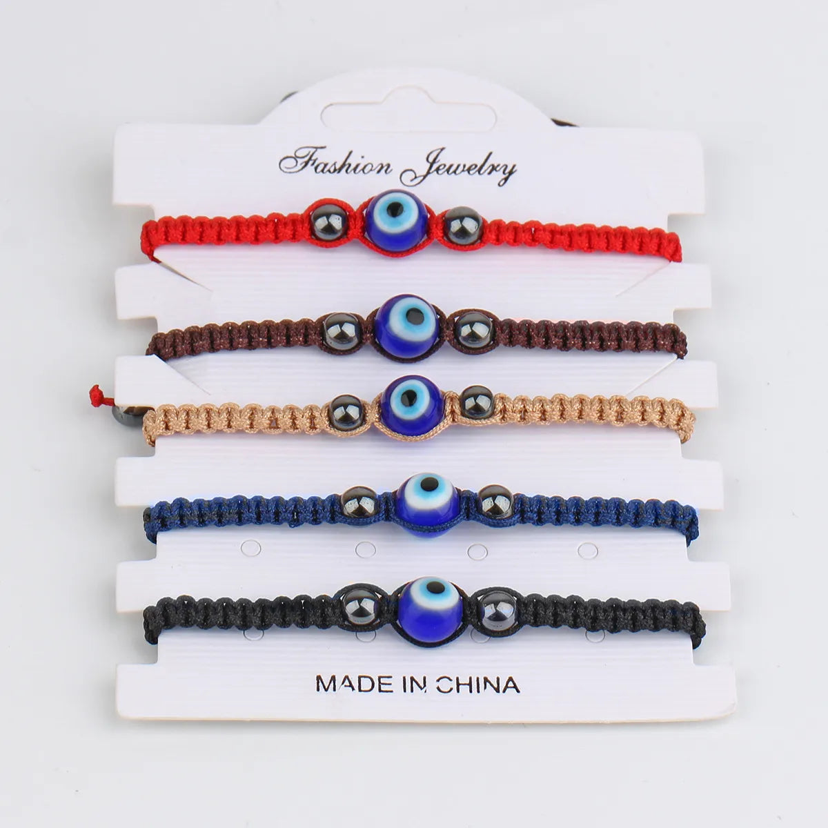 women's bracelets with slim design -Ig Style Simple Style Eye Glass Rope Knitting Unisex Bracelets