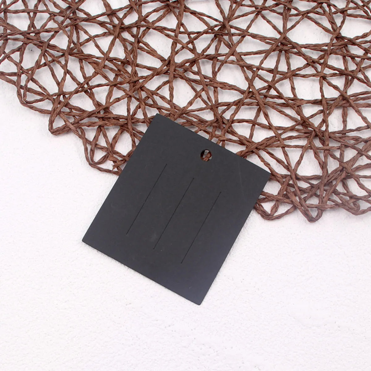 k009 hairpin card 6*7.5cm "black]