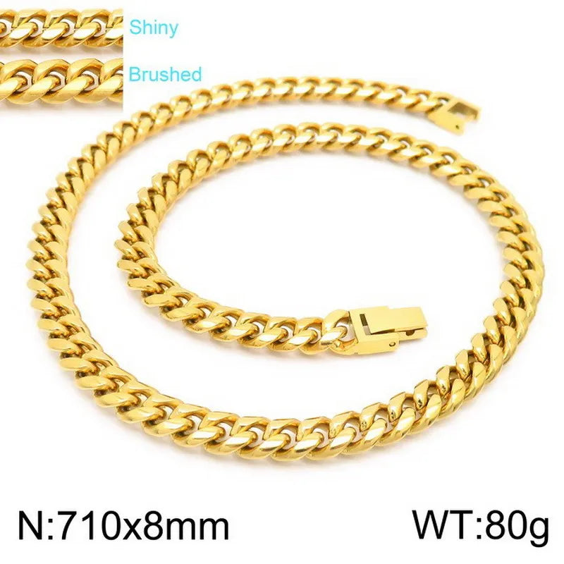 Gold Necklace 71cm