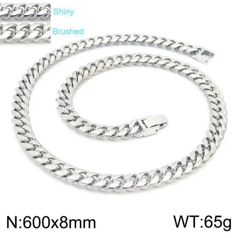 Steel Necklace 60cm