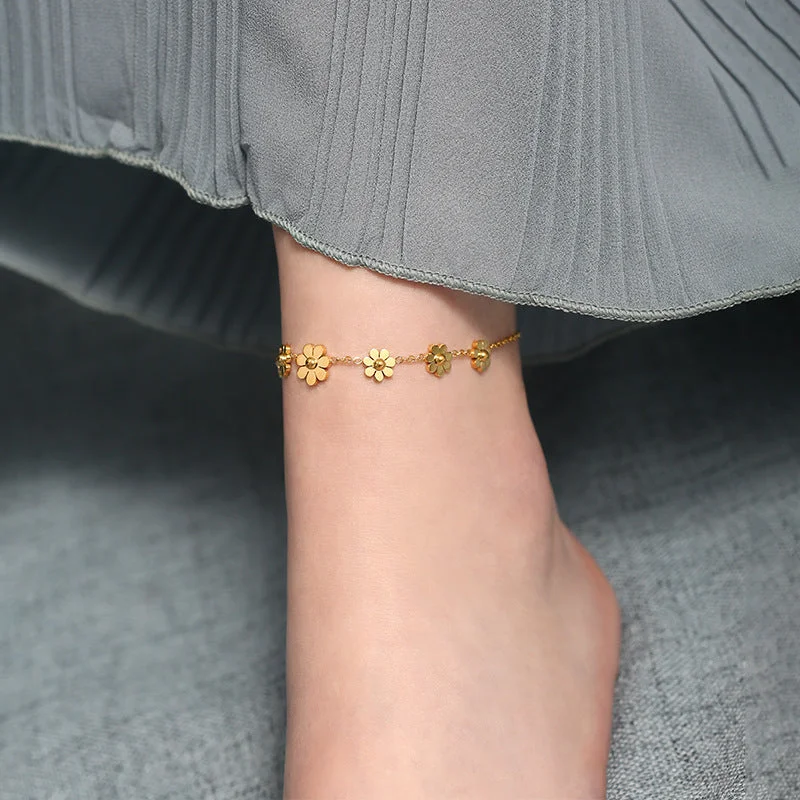 Chrysanthemum Anklet