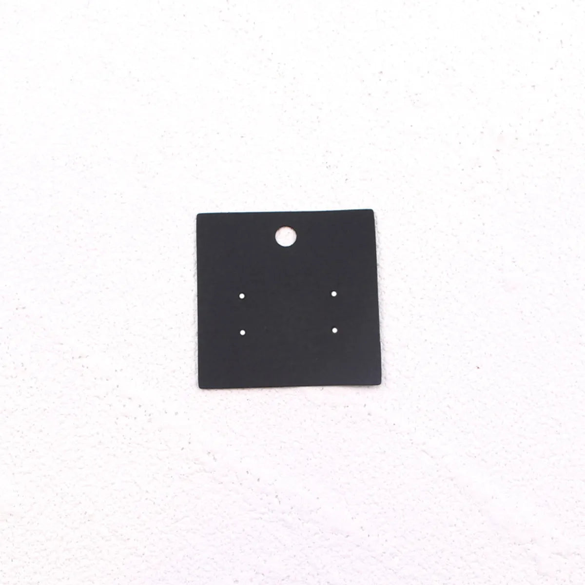 k007 earring card 5*5cm "black]