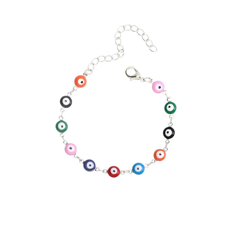 Colored Silver Bracelet