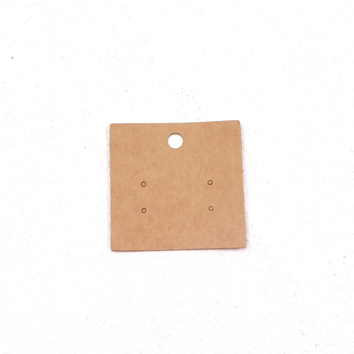 k007 earring card 5*5cm [Brown]]