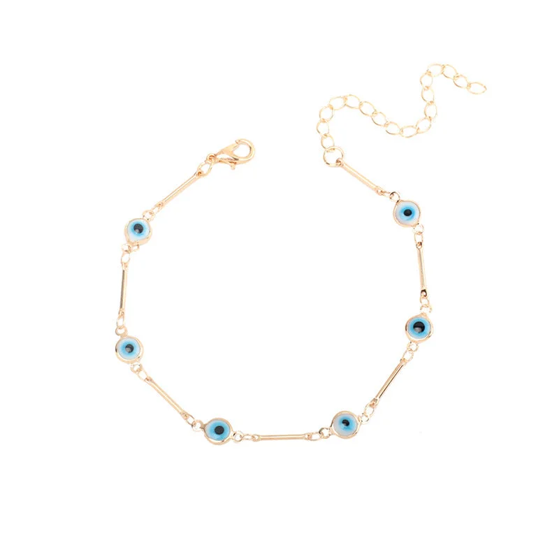 Light Blue Anklet