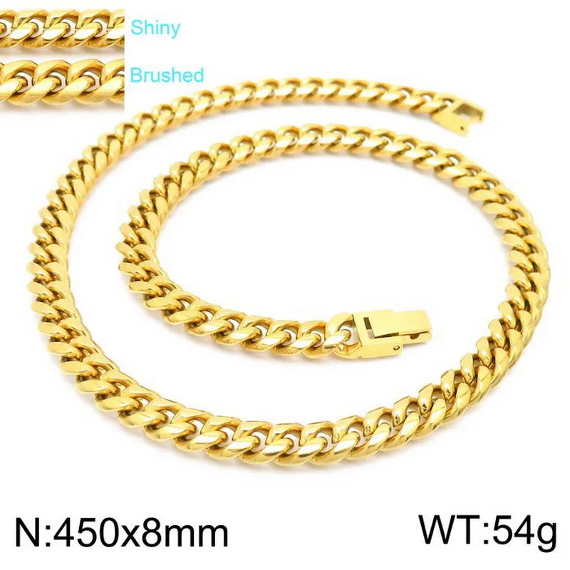 Gold Necklace 45cm