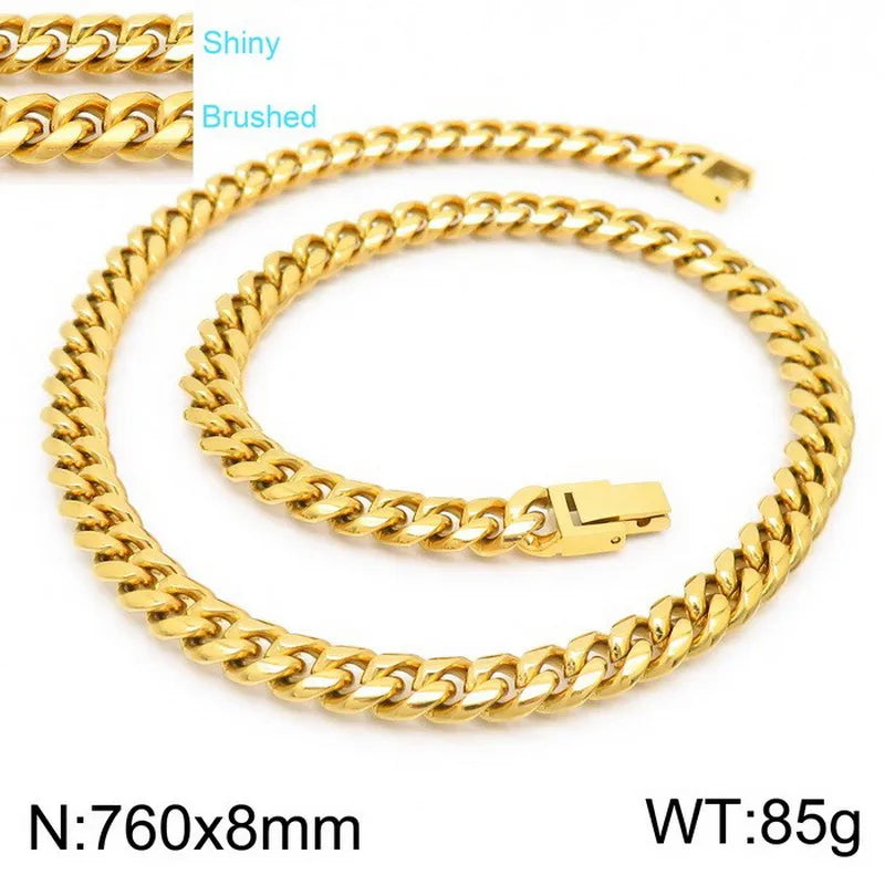 Gold Necklace 76cm