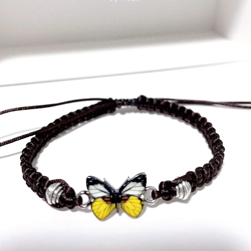 Black Line Yellow Butterfly