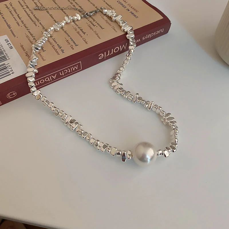 Necklace-Silver..