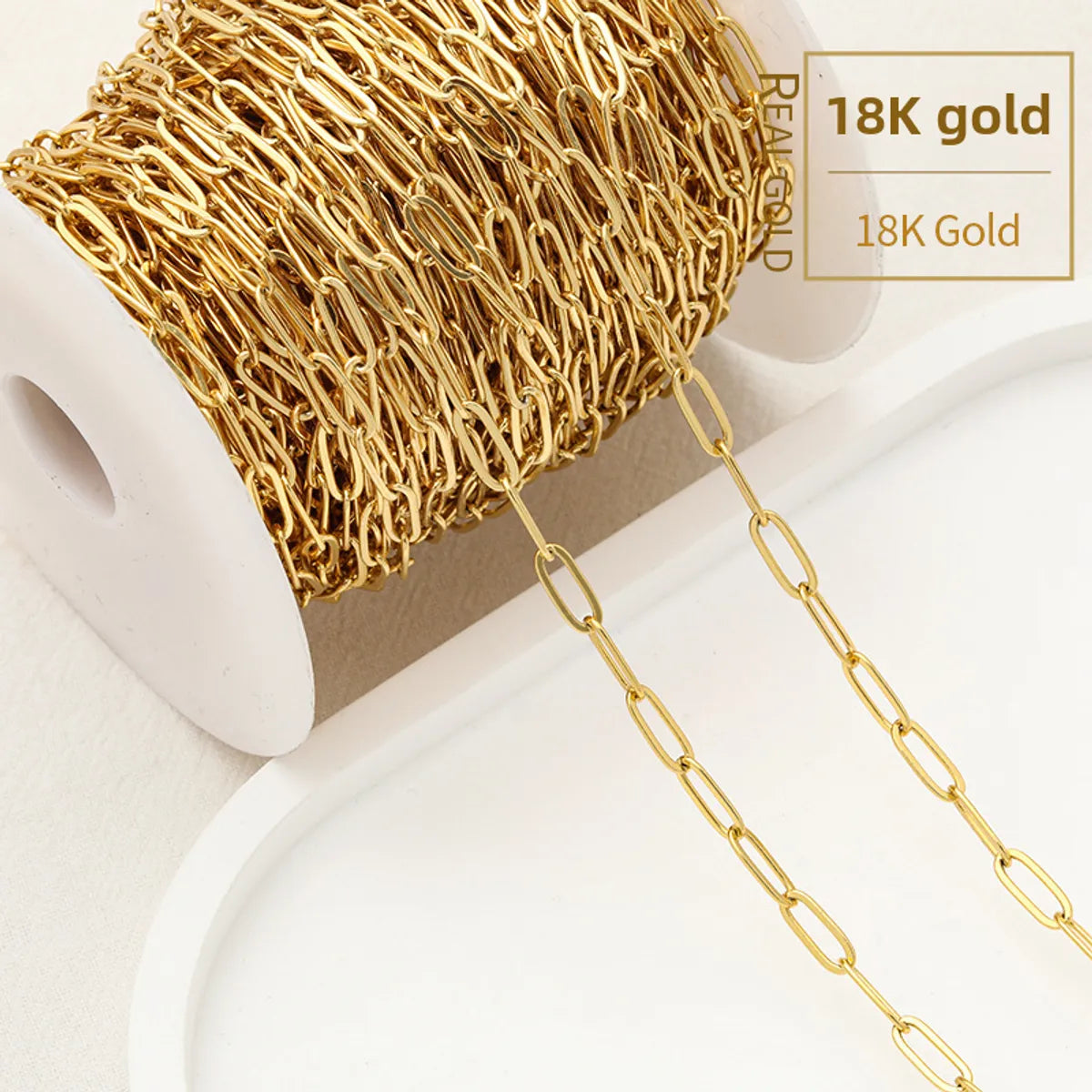 18K Gold [Real Gold Color Retention]]