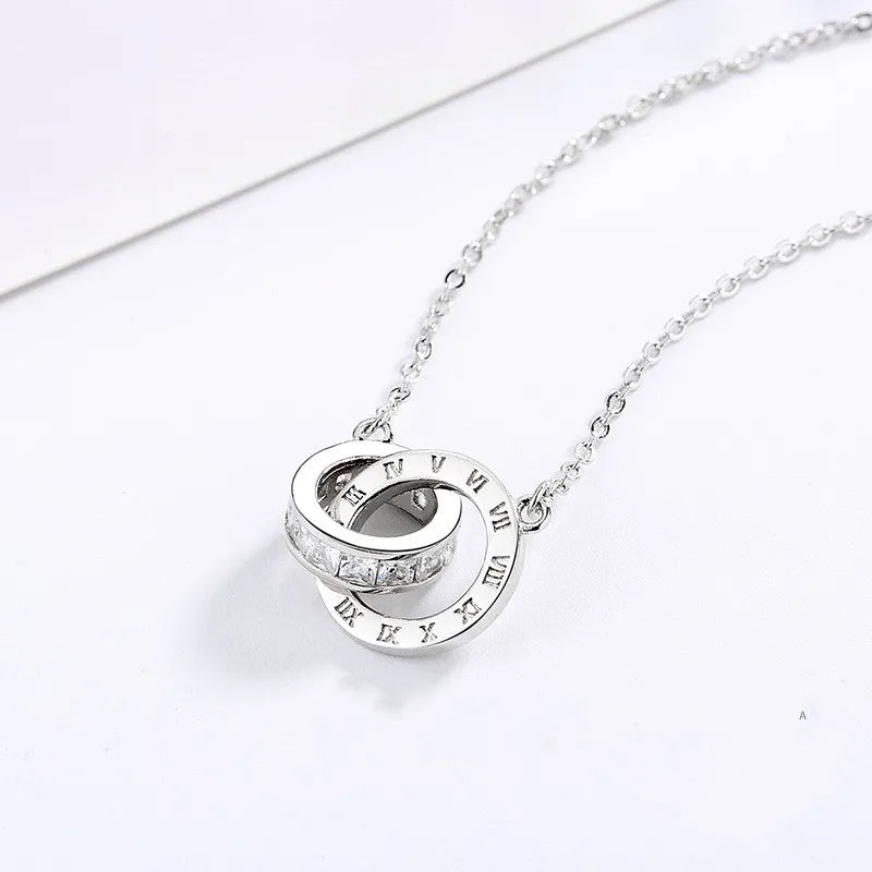 Necklace White Gold Color