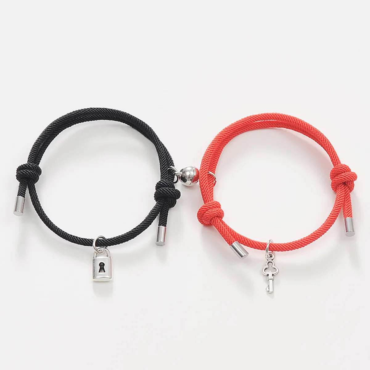 Key Lock Black and Red Pair