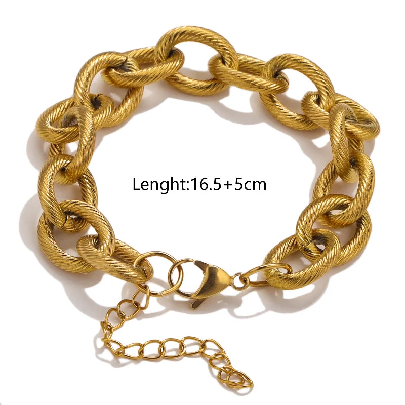 Gold Bracelet-16 5cm