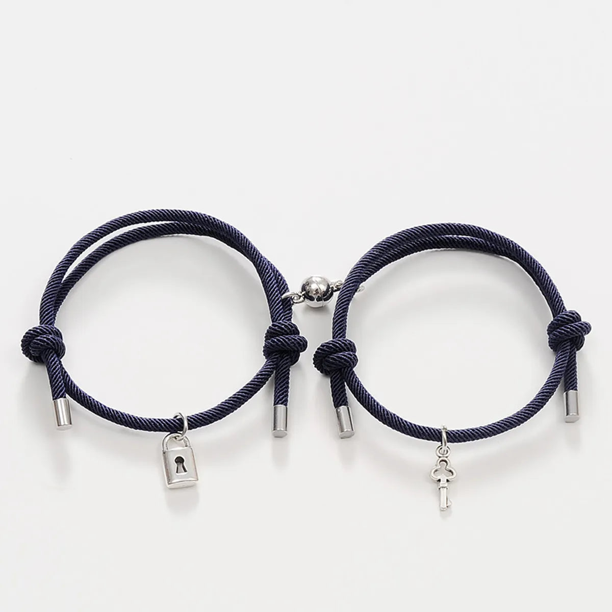 Key Lock Dark Blue Pair