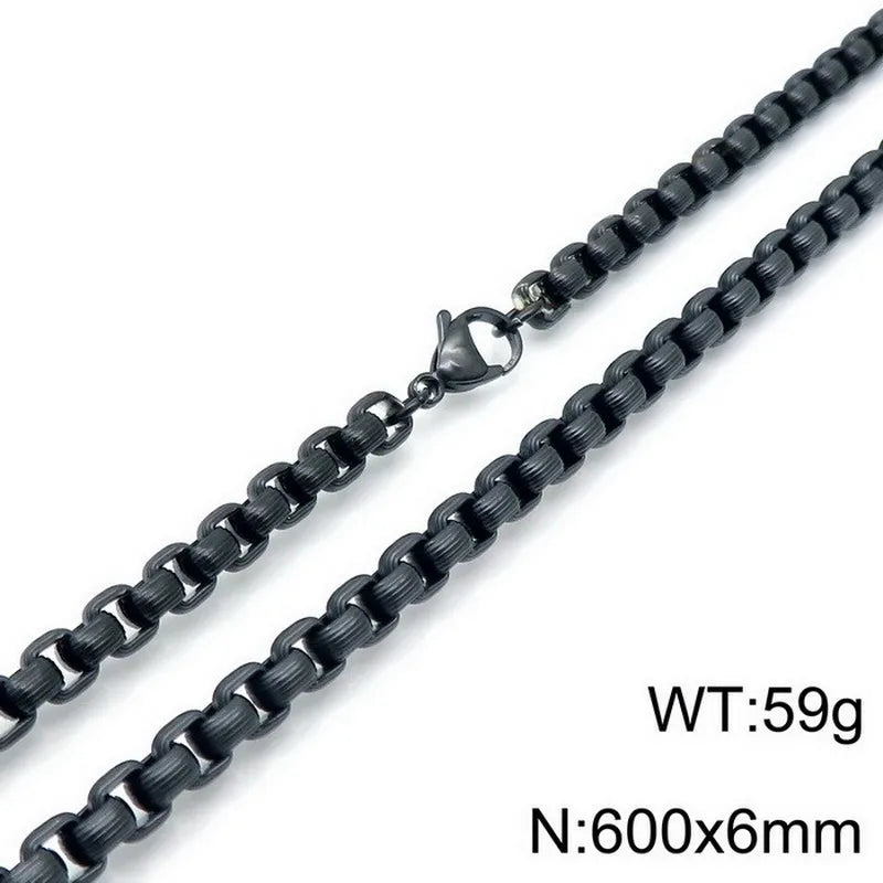 Black Necklace 60cm